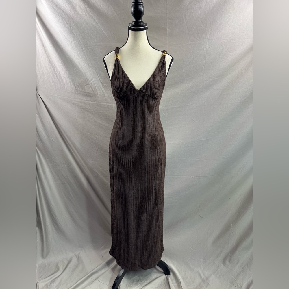Ribbed Espresso Maxi – Criss-Cross Back Brown - Picture 6 of 8